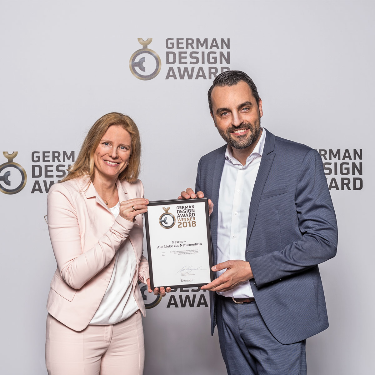 German Design Award 2018 for the Pascoe image clip